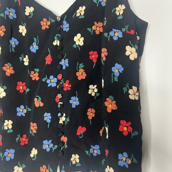 Madewell Button-Down Cami in Pressed Flowers 2 - Picture 5 of 8